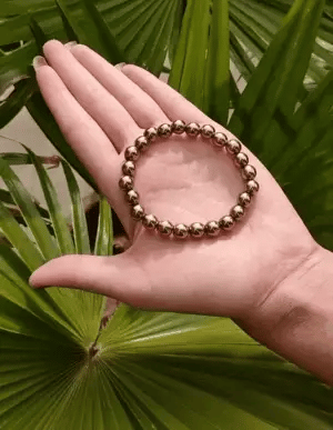 Raw Pyrite Bracelet - Attracts Wealth & Prosperity