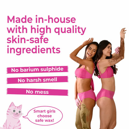 🚫🪒 4-in-1 Bikini Hair Removal Wax Powder Mask - Two Different Flavors Available✨🌸
