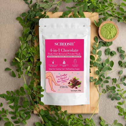 🚫🪒 4-in-1 Bikini Hair Removal Wax Powder Mask - Two Different Flavors Available✨🌸