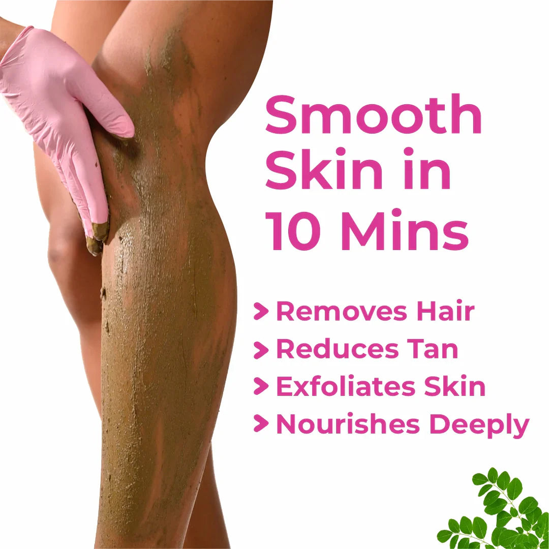 🚫🪒 4-in-1 Bikini Hair Removal Wax Powder Mask - Two Different Flavors Available✨🌸