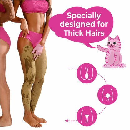 🚫🪒 4-in-1 Bikini Hair Removal Wax Powder Mask - Two Different Flavors Available✨🌸