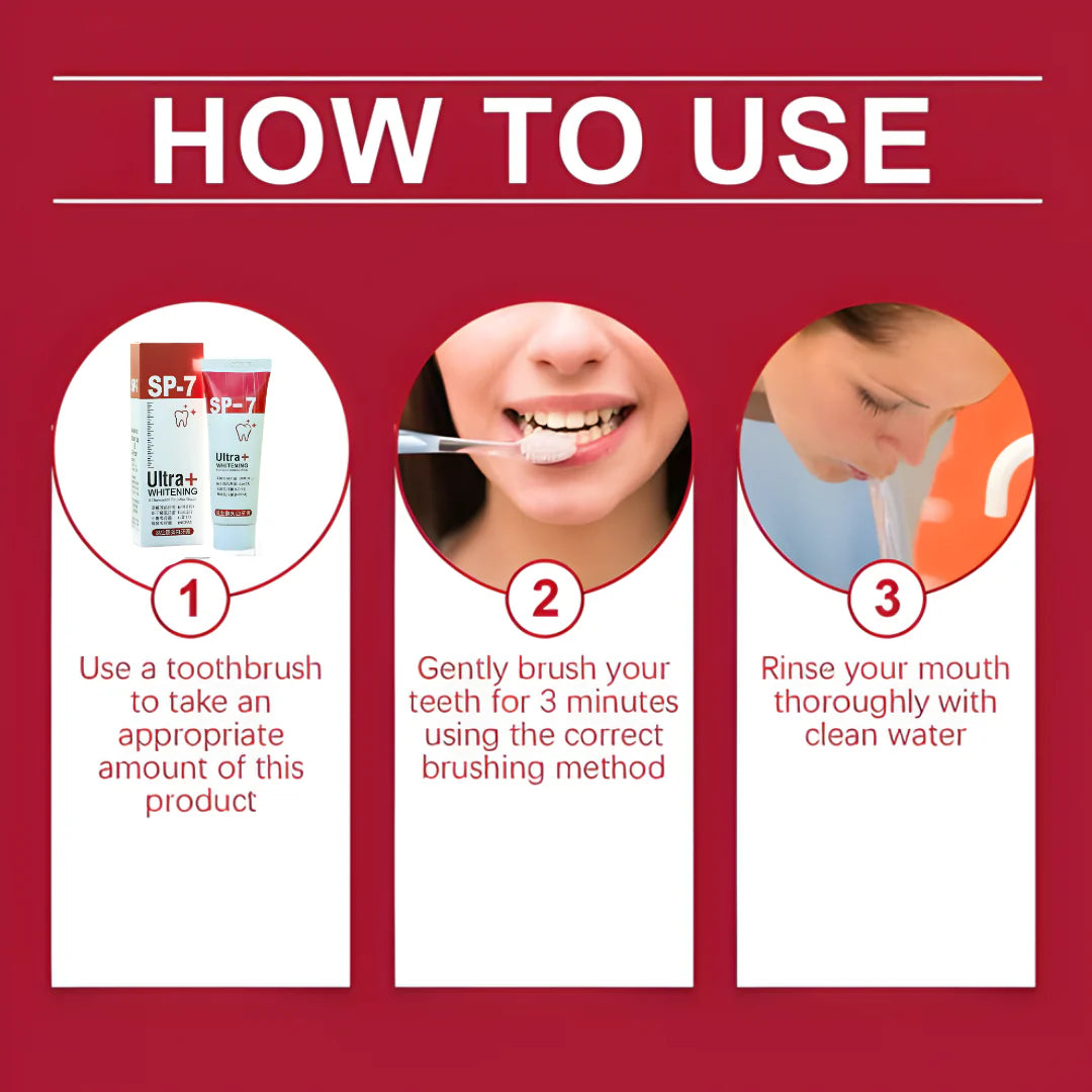 SP7 Ultra-Advanced Whitening Toothpaste — Strongest Formula Ever Made