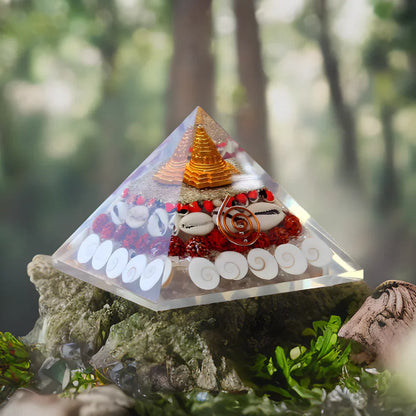 Shree Dhan Laxmi Pyramid | Gomti Yantra | (Attracts Wealth)