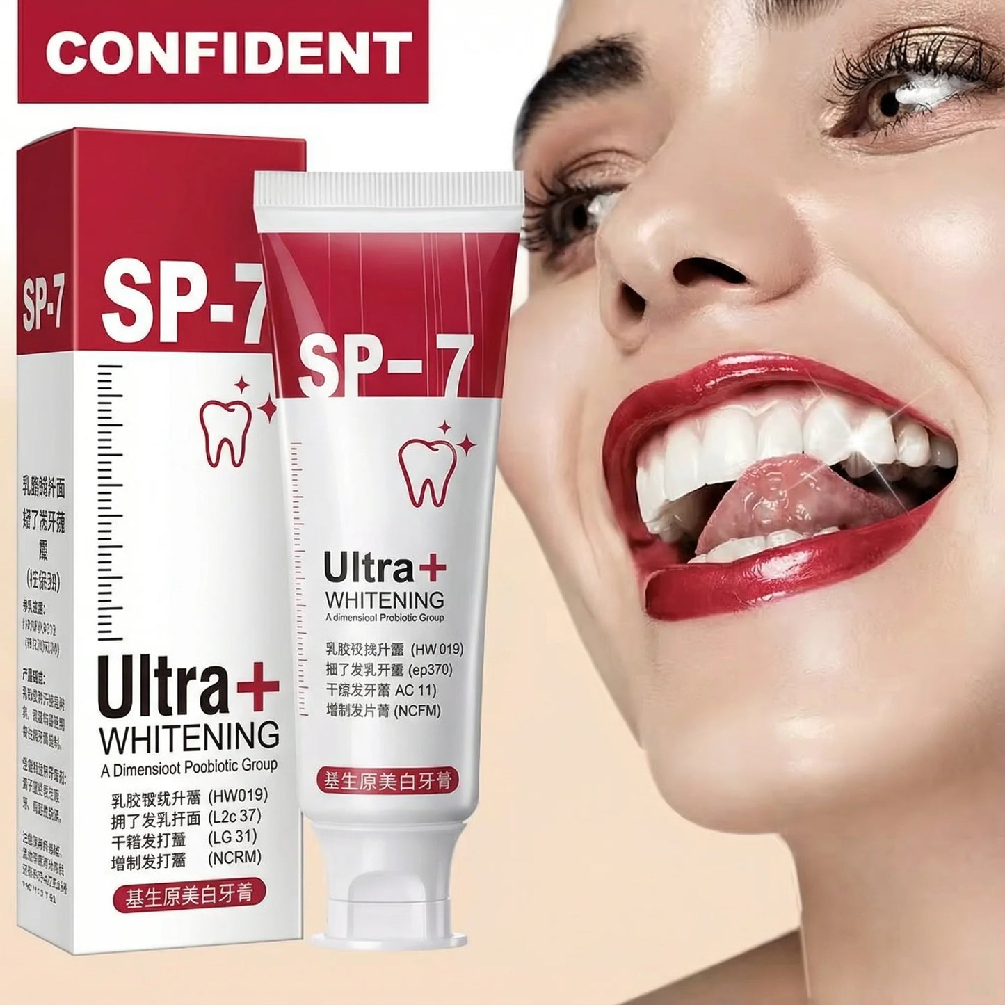 SP7 Ultra-Advanced Whitening Toothpaste — Strongest Formula Ever Made