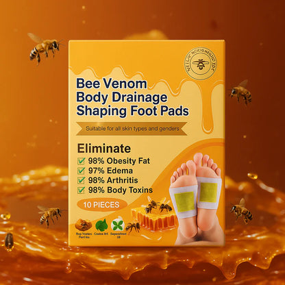 🌿 Bee Venom Foot Patches (Set of 5)