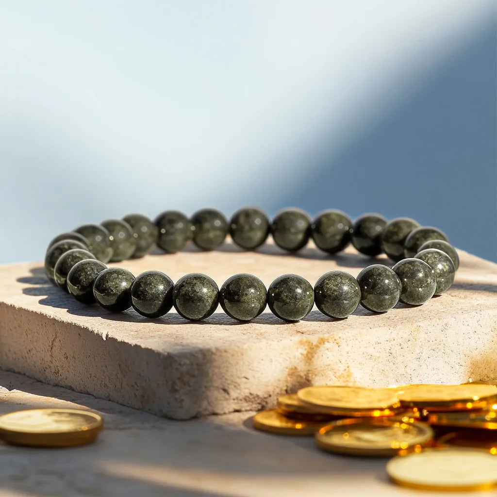Raw Pyrite Bracelet - Attracts Wealth &amp; Prosperity